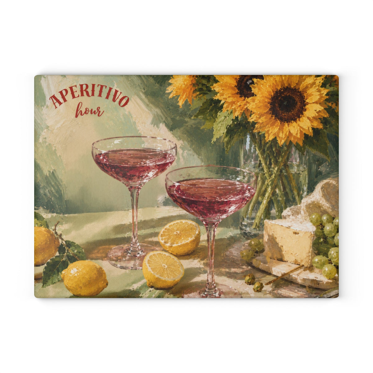 Italian Kitchen Glass Serving & Charcuterie Boards