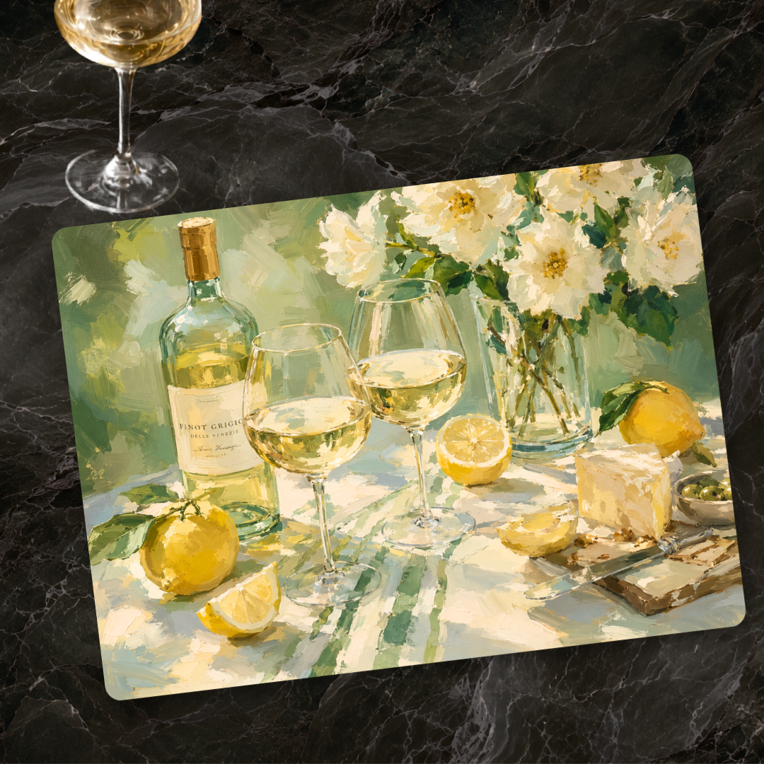 Cocktail Hour Glass Serving Boards & Bar Cart Decor