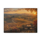 Tuscan Sunset Glass Serving Board