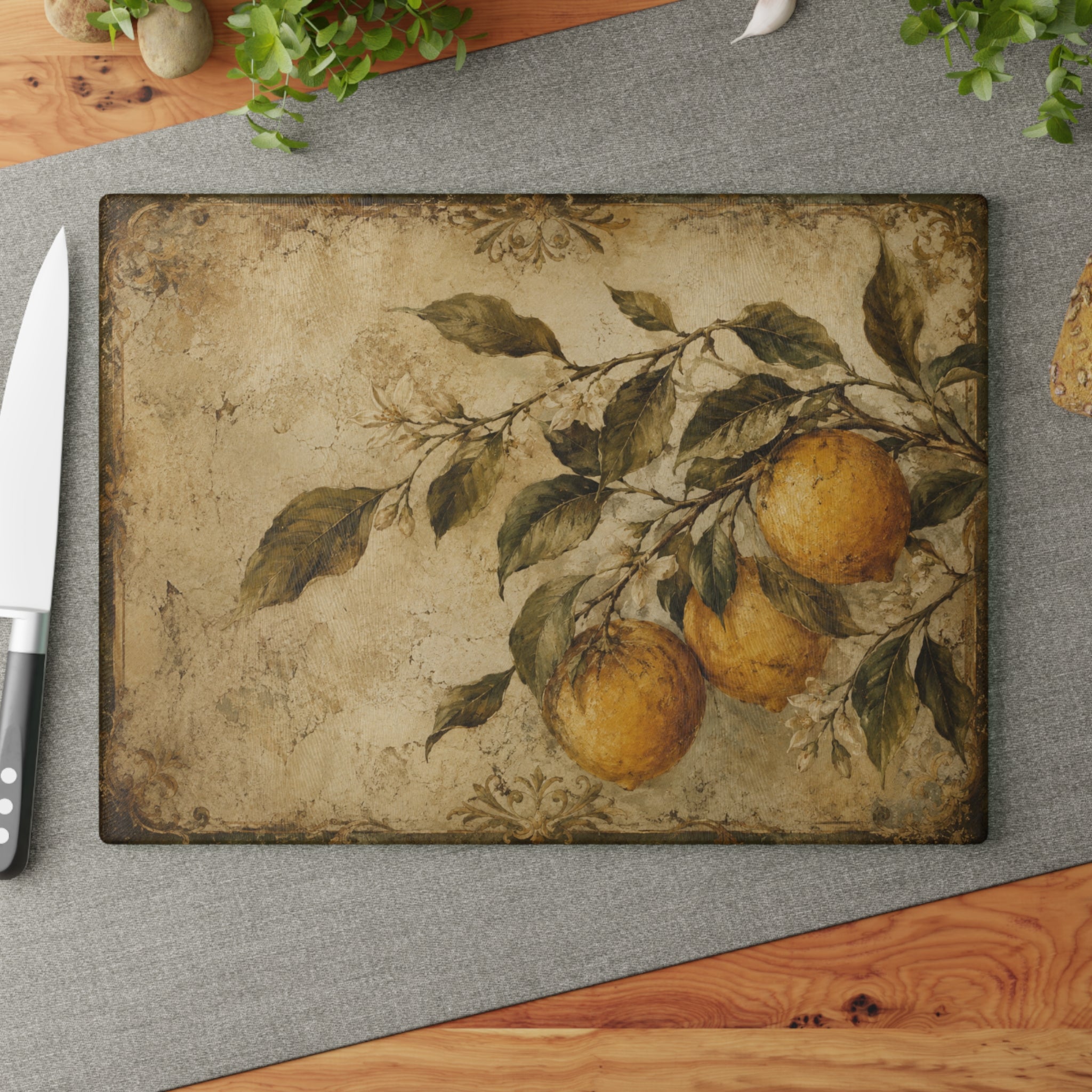 Tuscan Lemon Branch Cheese Board