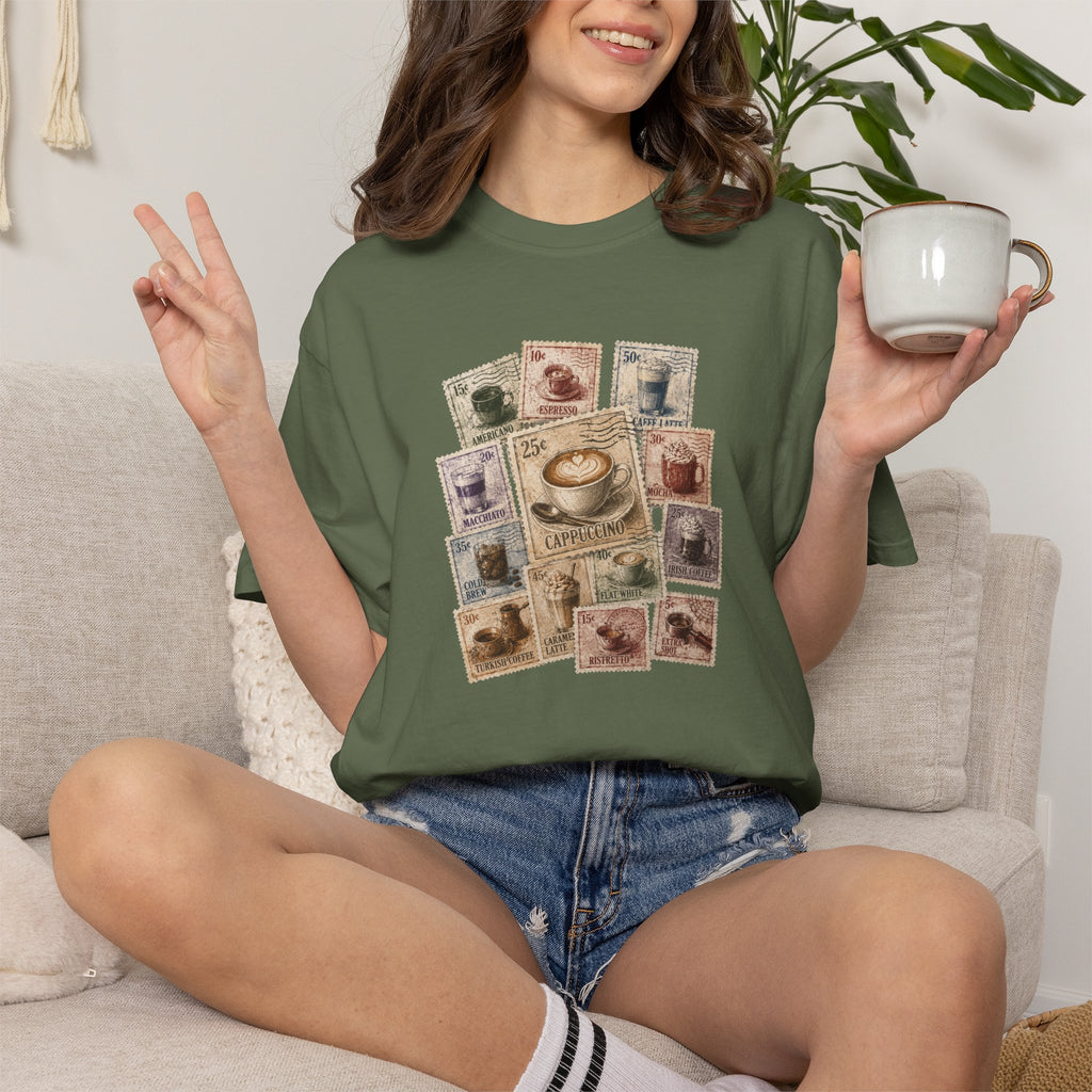 Coffee Stamp Collection T-shirt