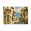 Italian Village Glass Serving Board