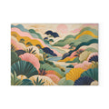 Japanese Garden Glass Serving Board