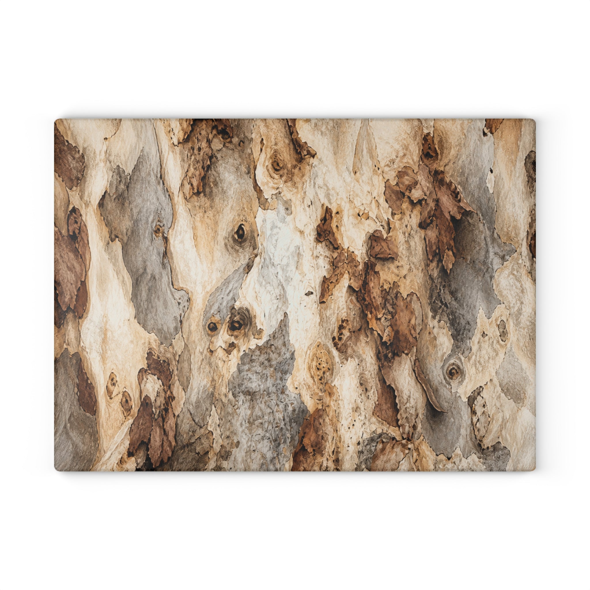 Eucalyptus Tree Glass Serving Board