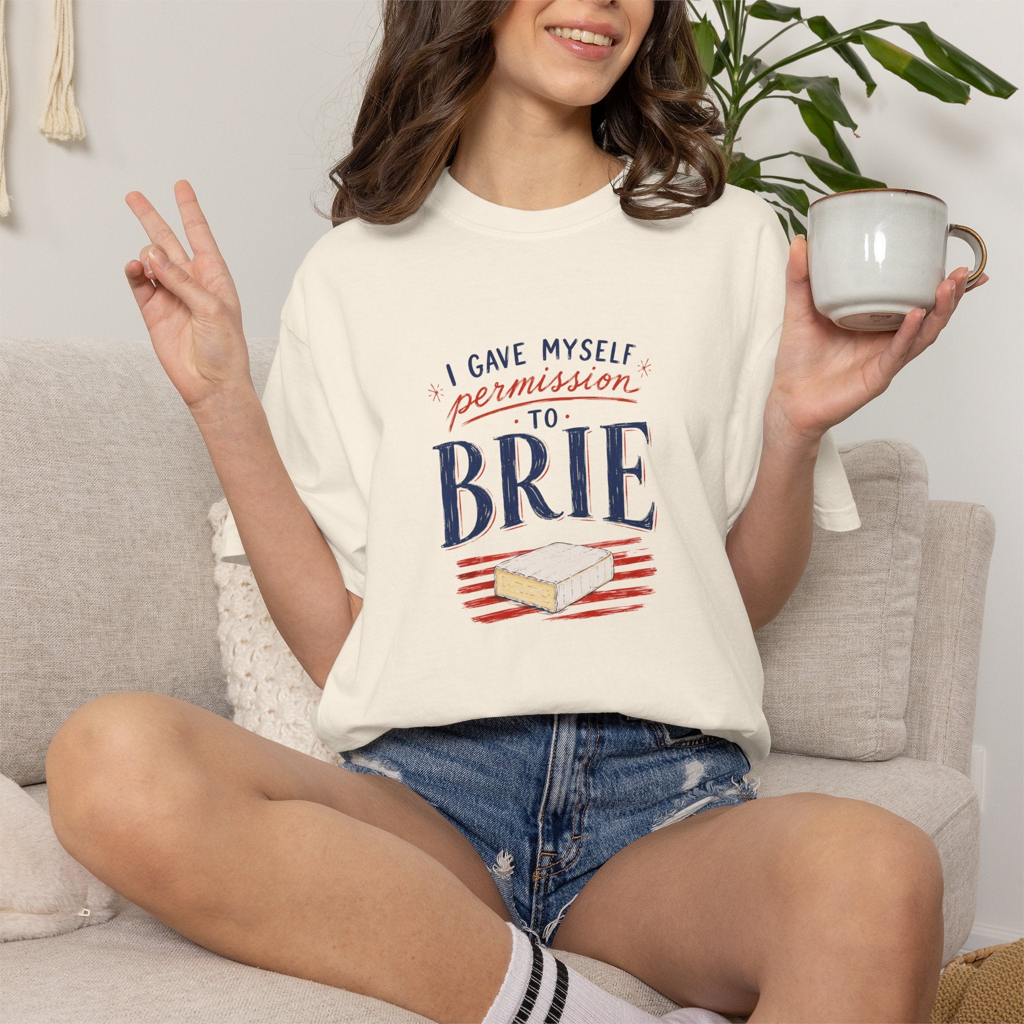 Permission To Brie Hostess T-shirt