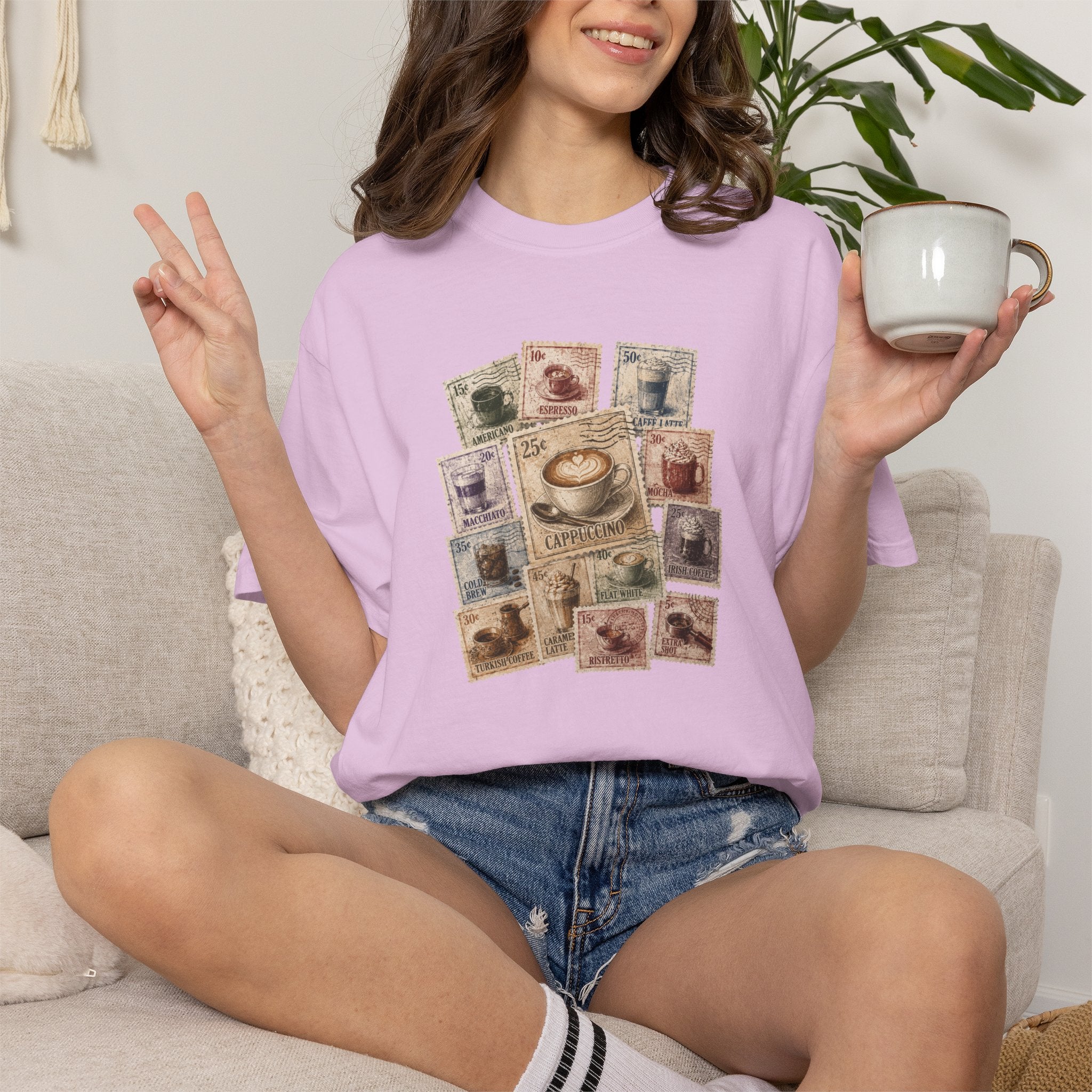 Coffee Stamp Collection T-shirt