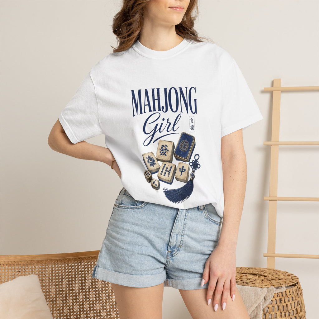Mahjong Girl Game Night T-shirt
