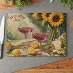 Aperitivo Hour Glass Charcuterie Board — Italian Lemon Rosé Serving Tray
