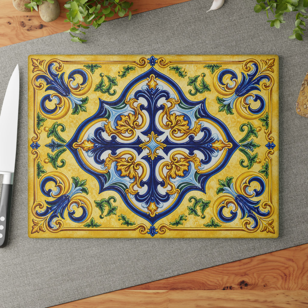 Sicilian Glass Serving Board
