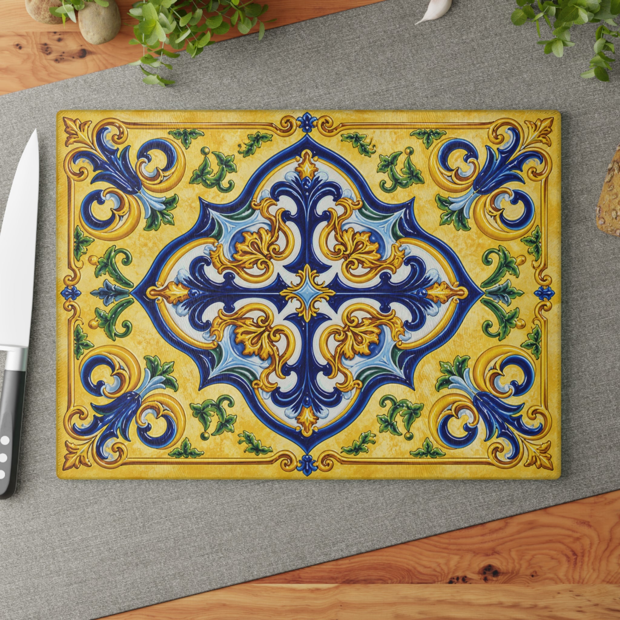 Sicilian Glass Serving Board