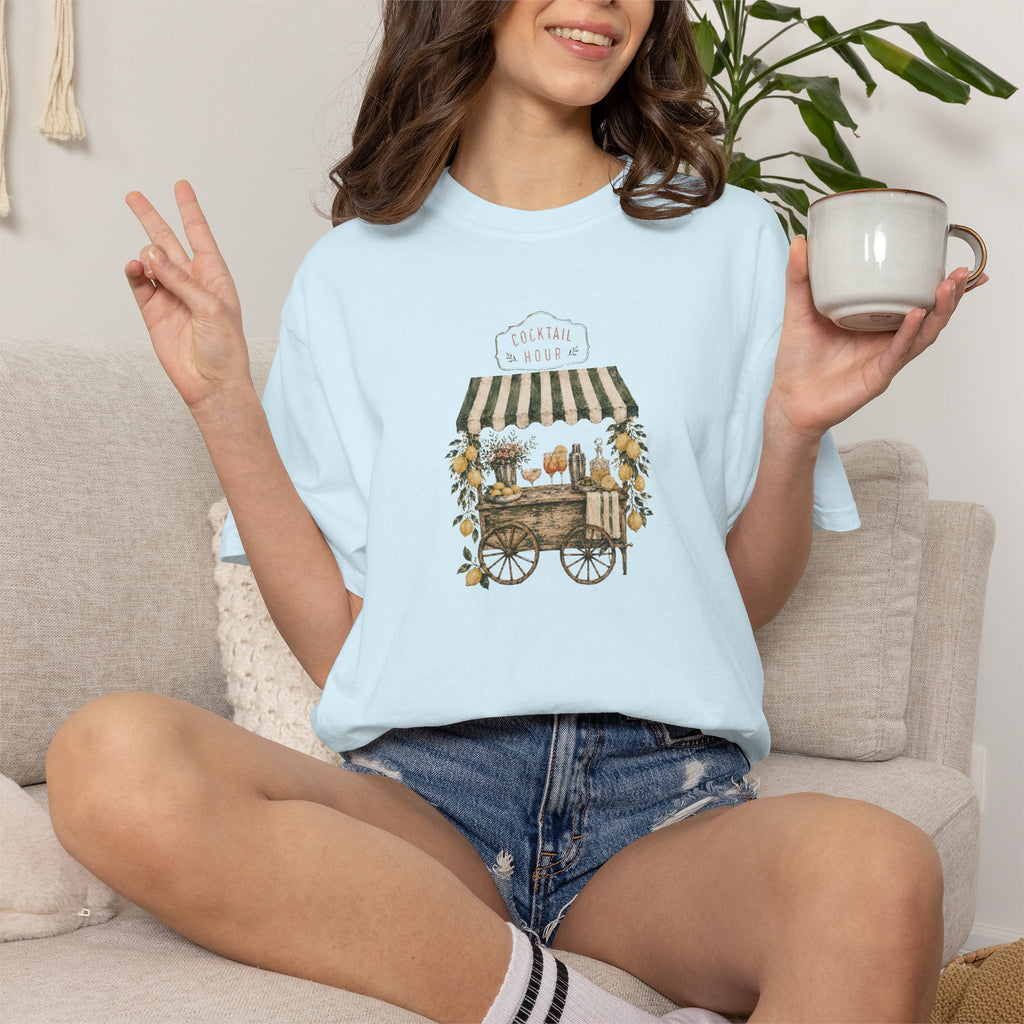 Cocktail Cart Graphic T-shirt