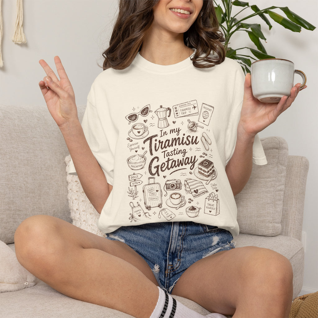 Tiramisu Getaway Travel T-Shirt