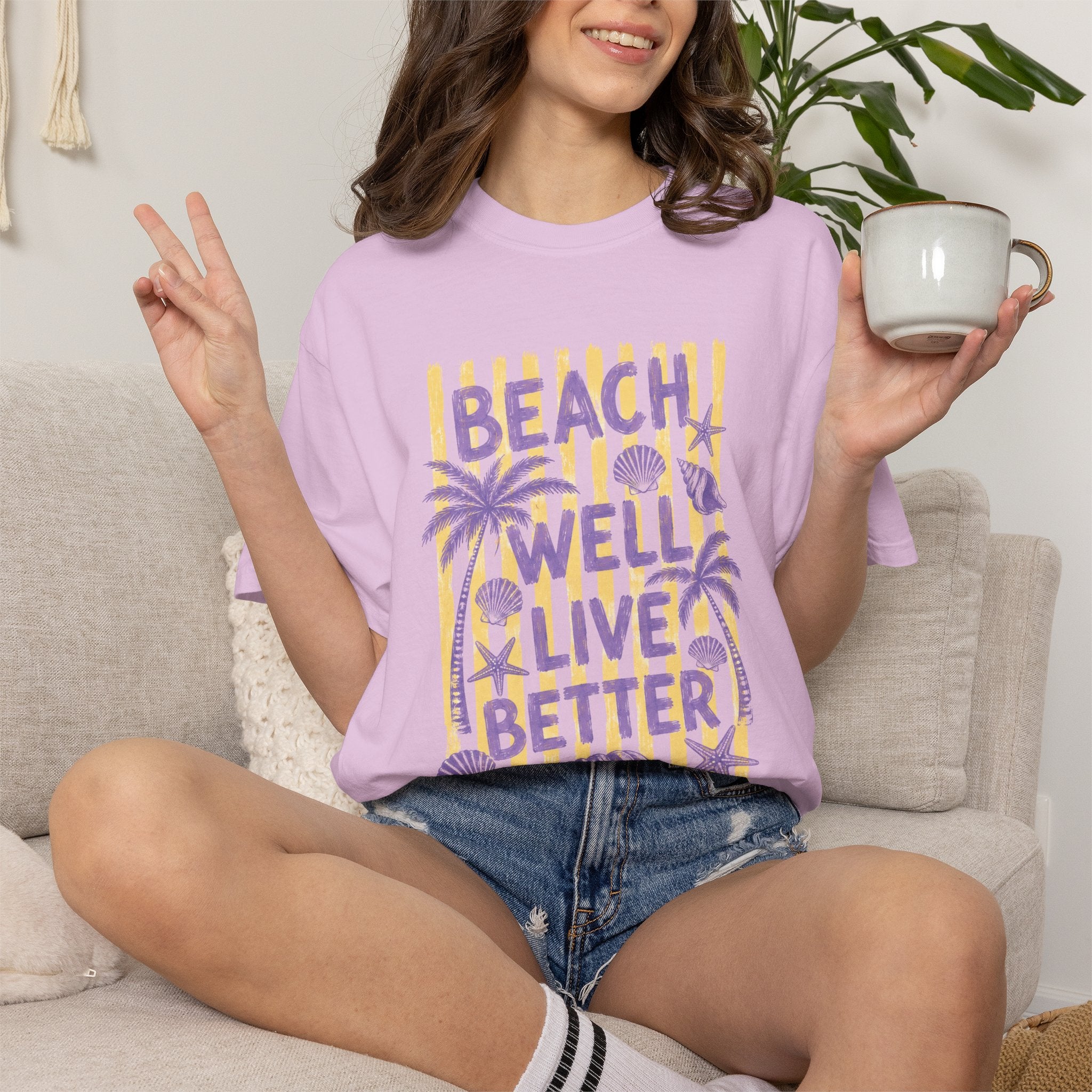 Live Better Travel Graphic T-shirt