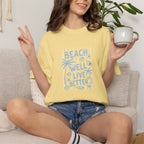 Beach Well Live Better Graphic T-shirt