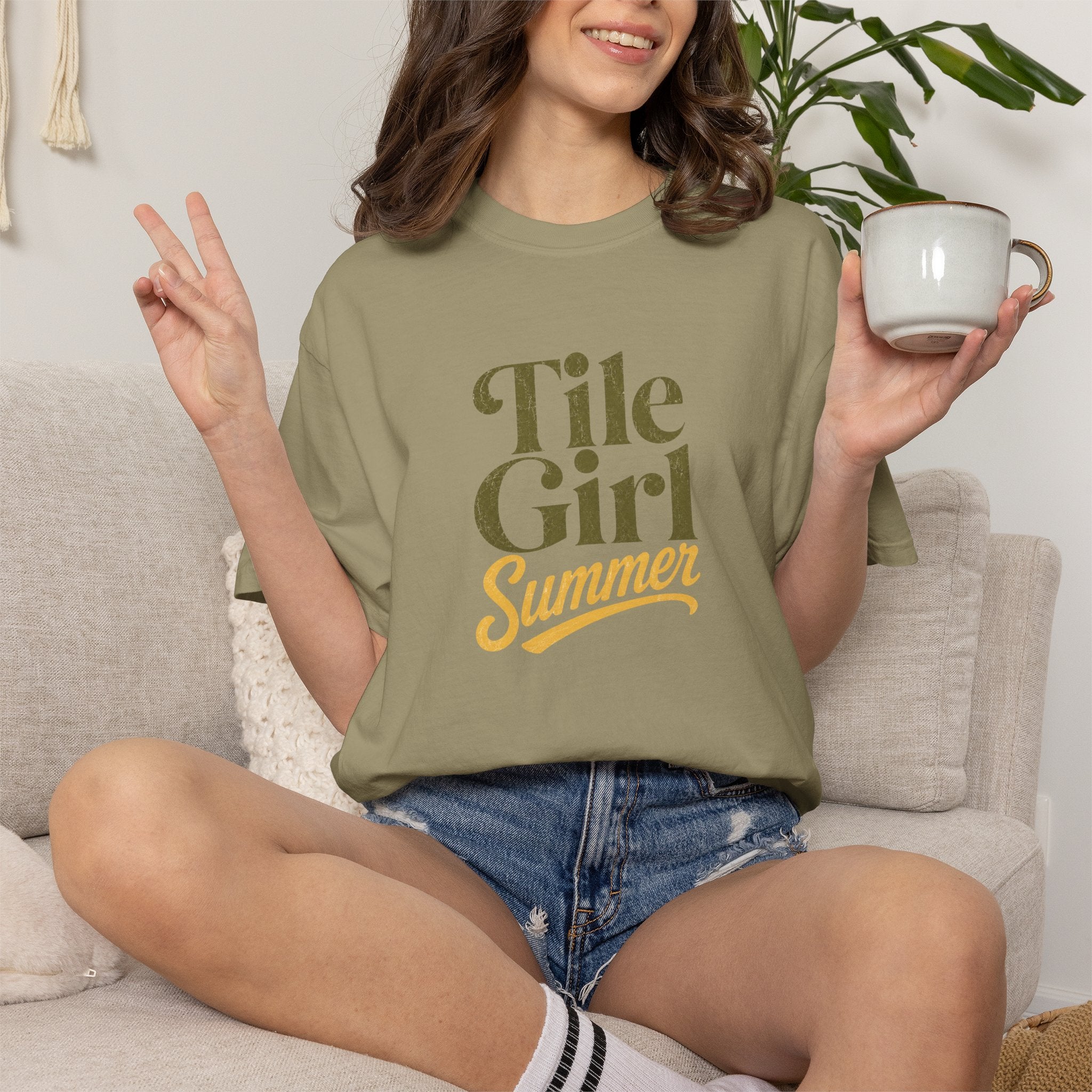 Tile Girl Summer Mahjong Tee