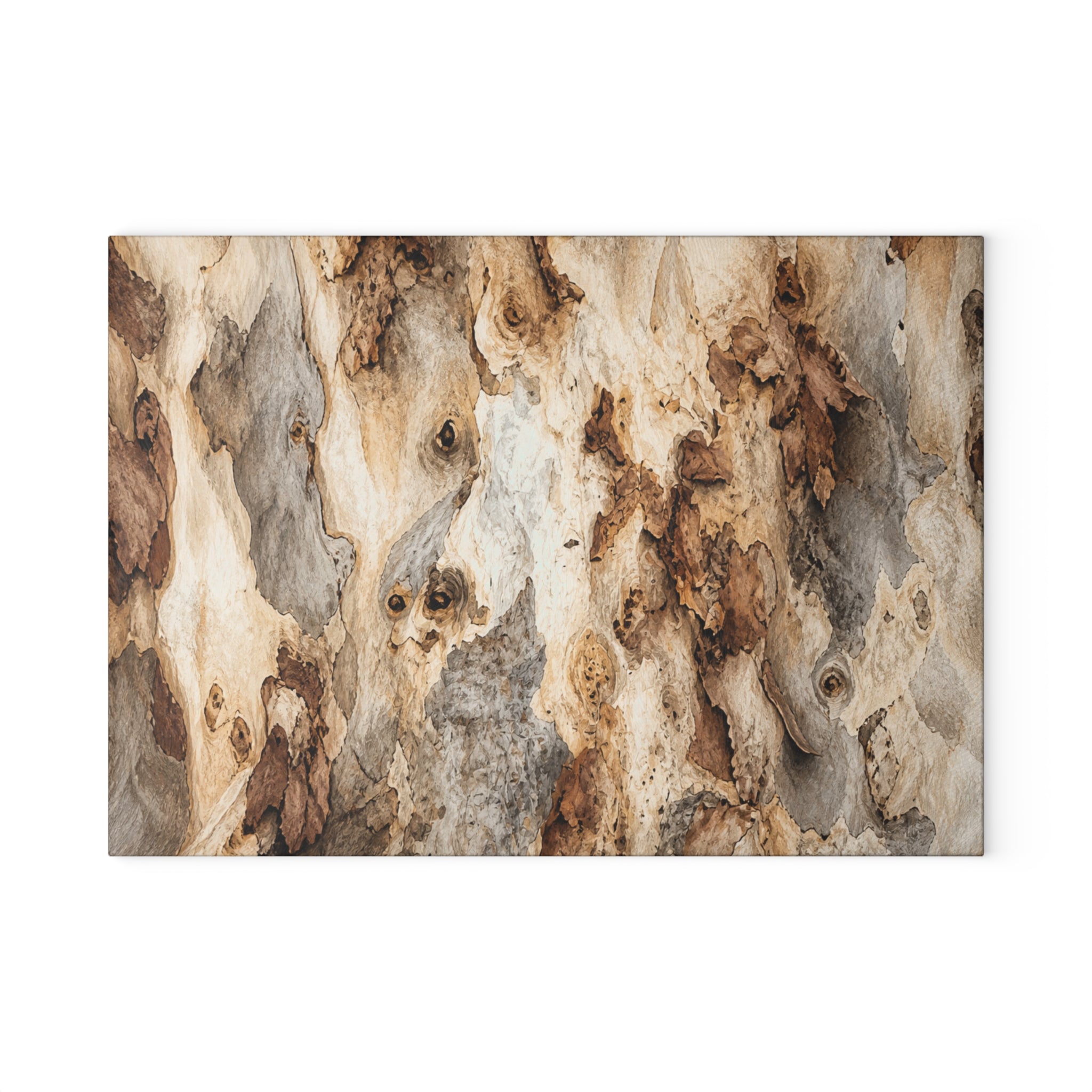 Eucalyptus Tree Glass Serving Board