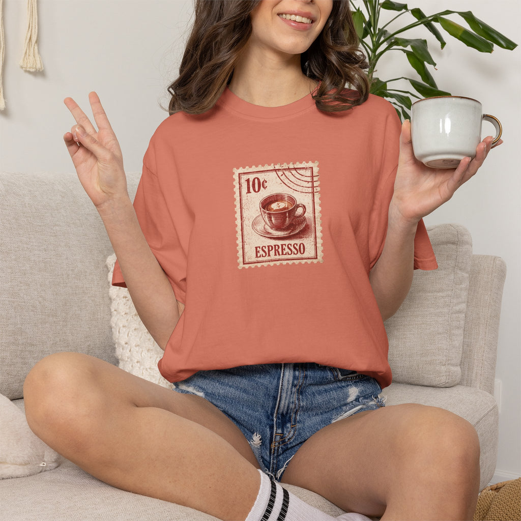 Espresso Stamp Graphic T-shirt