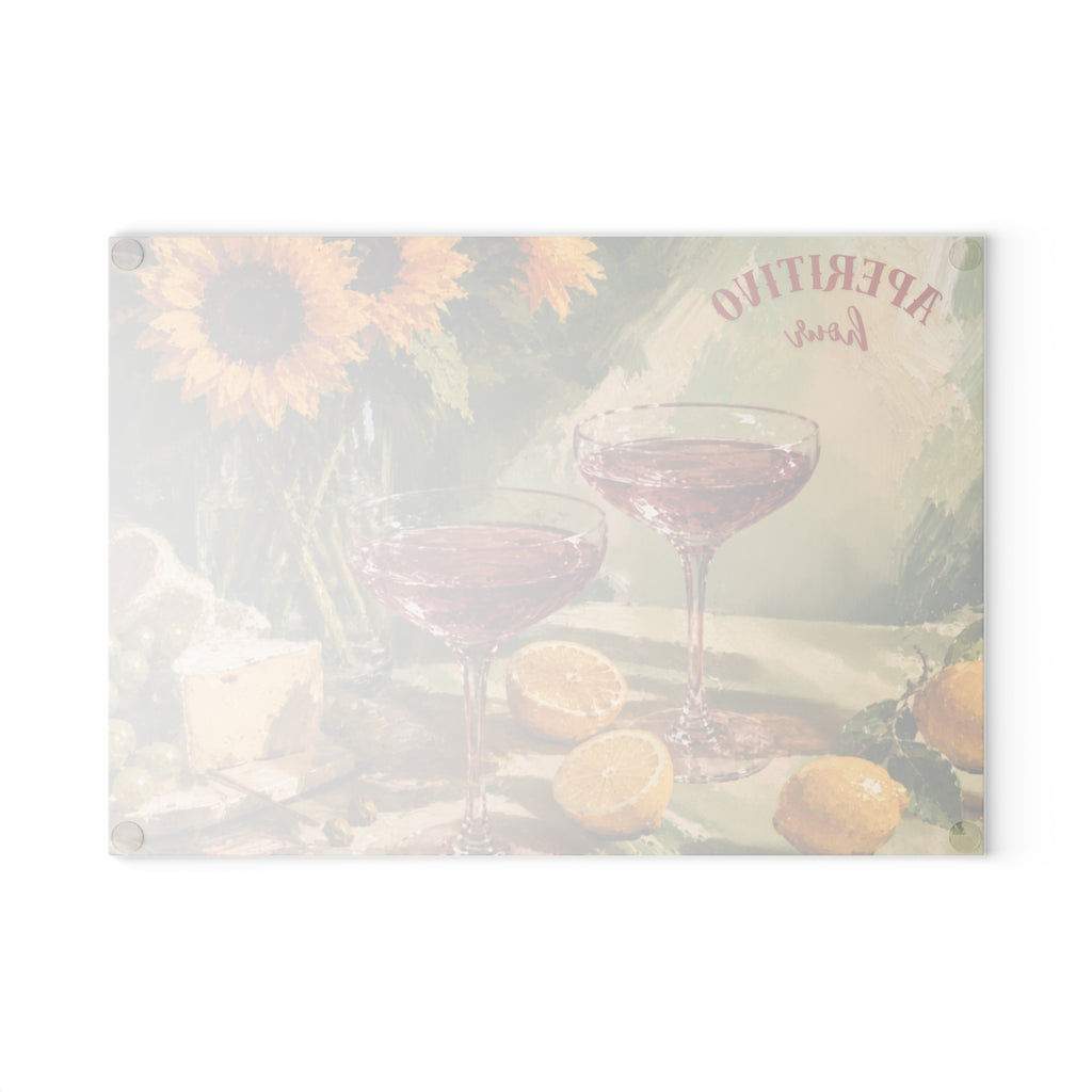 Aperitivo Hour Glass Charcuterie Board — Italian Lemon Rosé Serving Tray