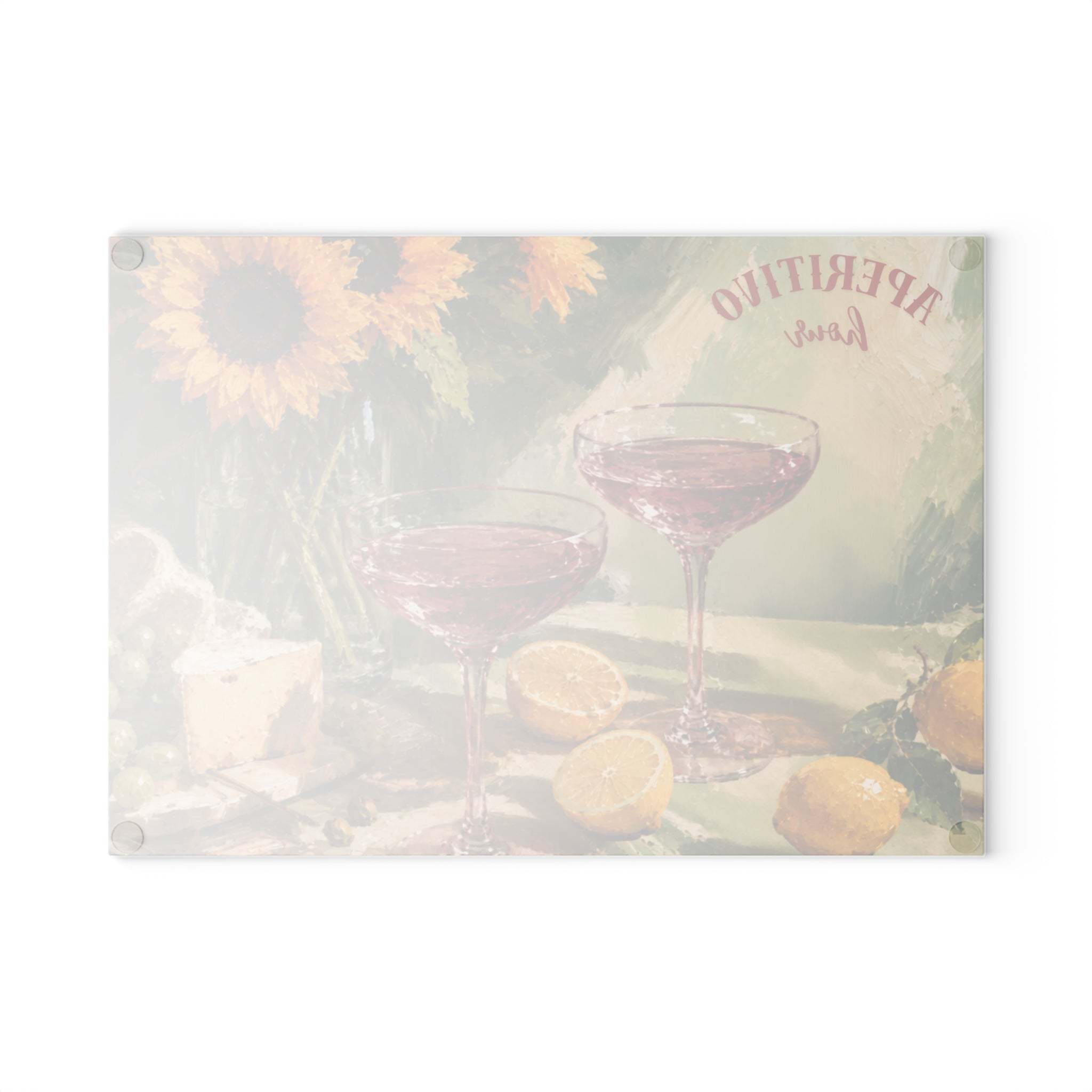 Aperitivo Hour Glass Charcuterie Board — Italian Lemon Rosé Serving Tray