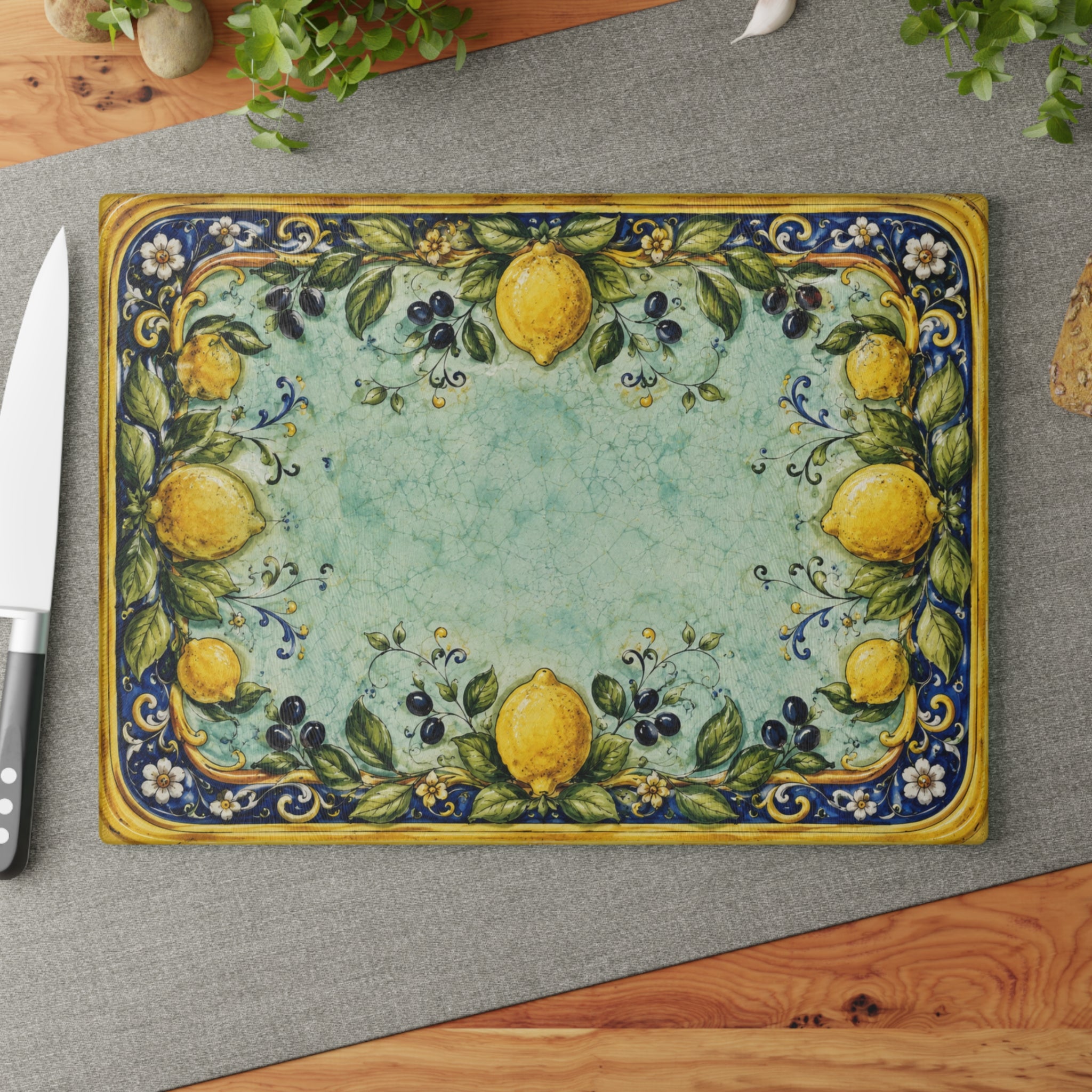 Italian Tile Glass Board