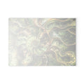 Ammonite Fossil Glass Serving Board