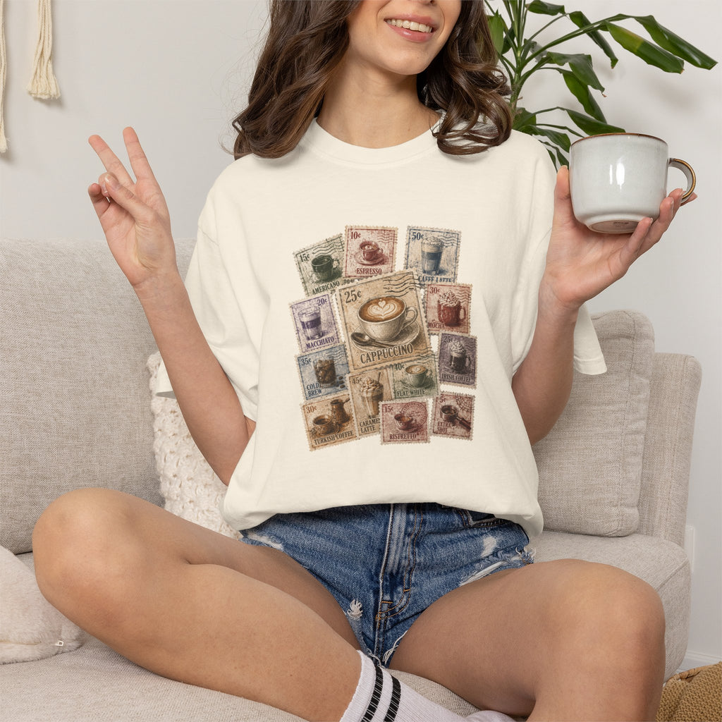 Coffee Stamp Collection T-shirt