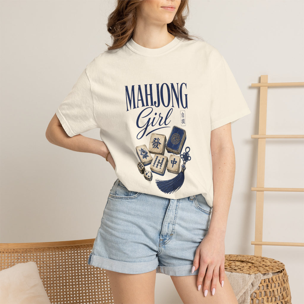 Mahjong Girl Game Night T-shirt