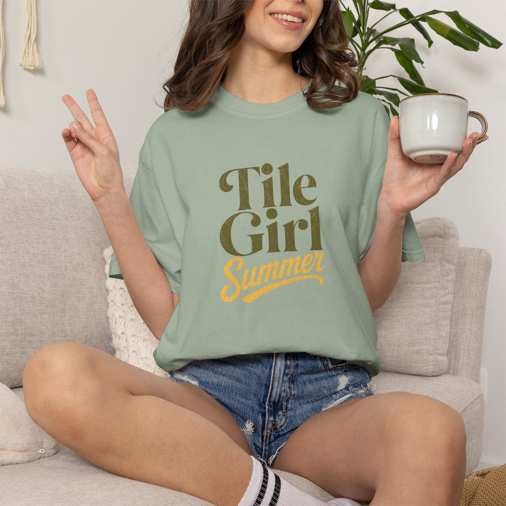 Tile Girl Summer Mahjong Tee