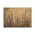 Wild Lavender Field Glass Serving Board