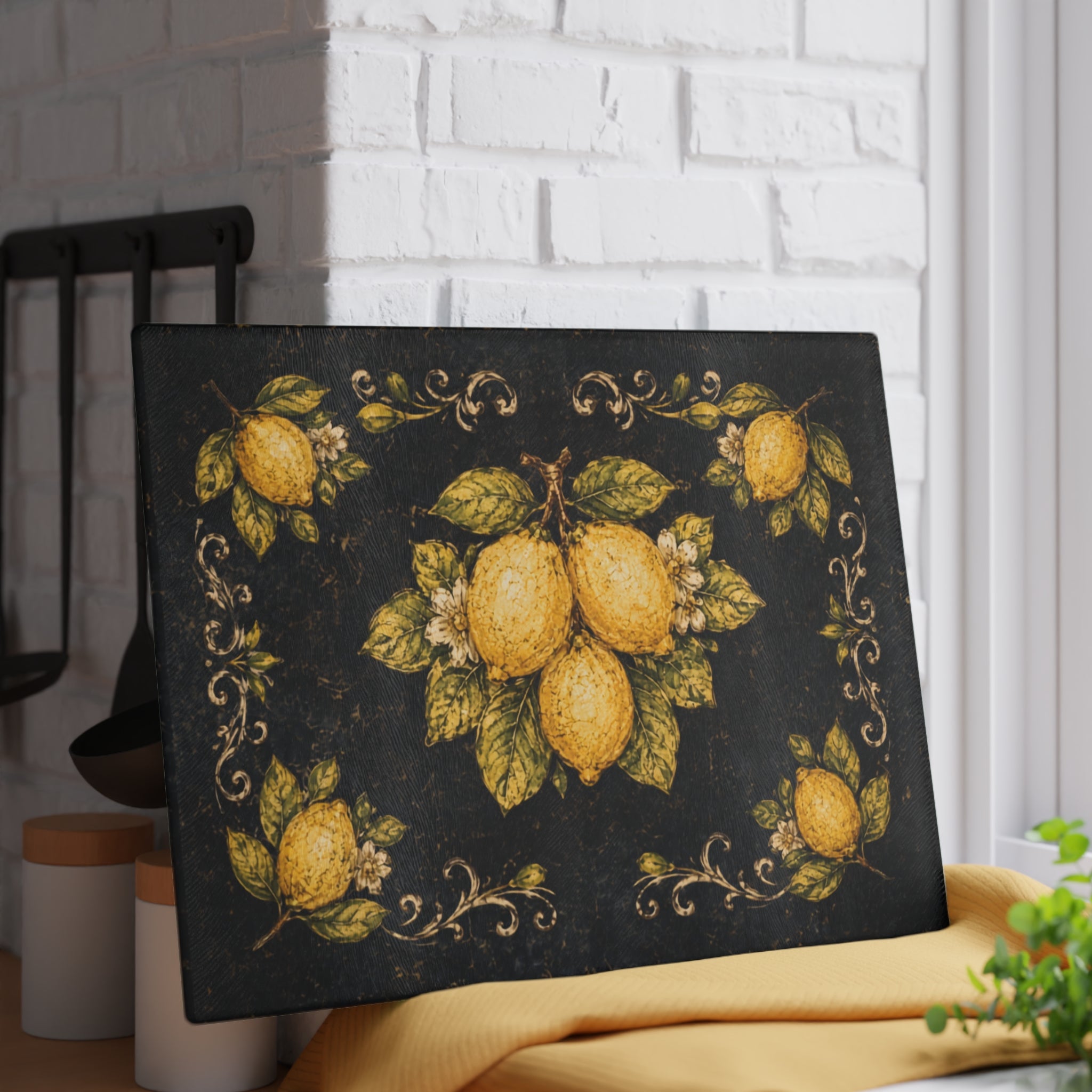 Vintage Lemon Charcuterie Board
