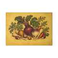 Vintage Vegetable Glass Board