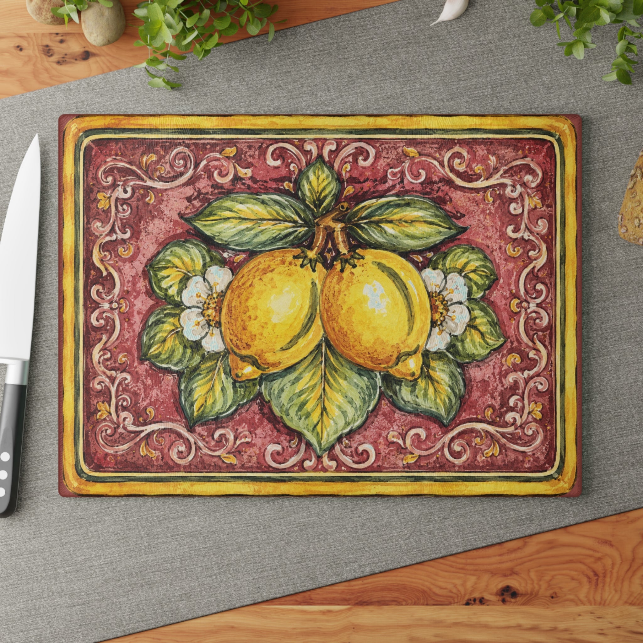 Italian Lemon Glass Board