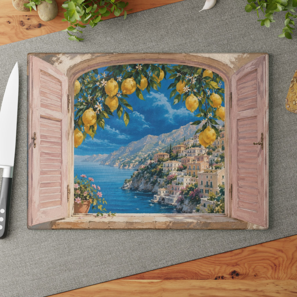 Amalfi Window Glass Serving Board