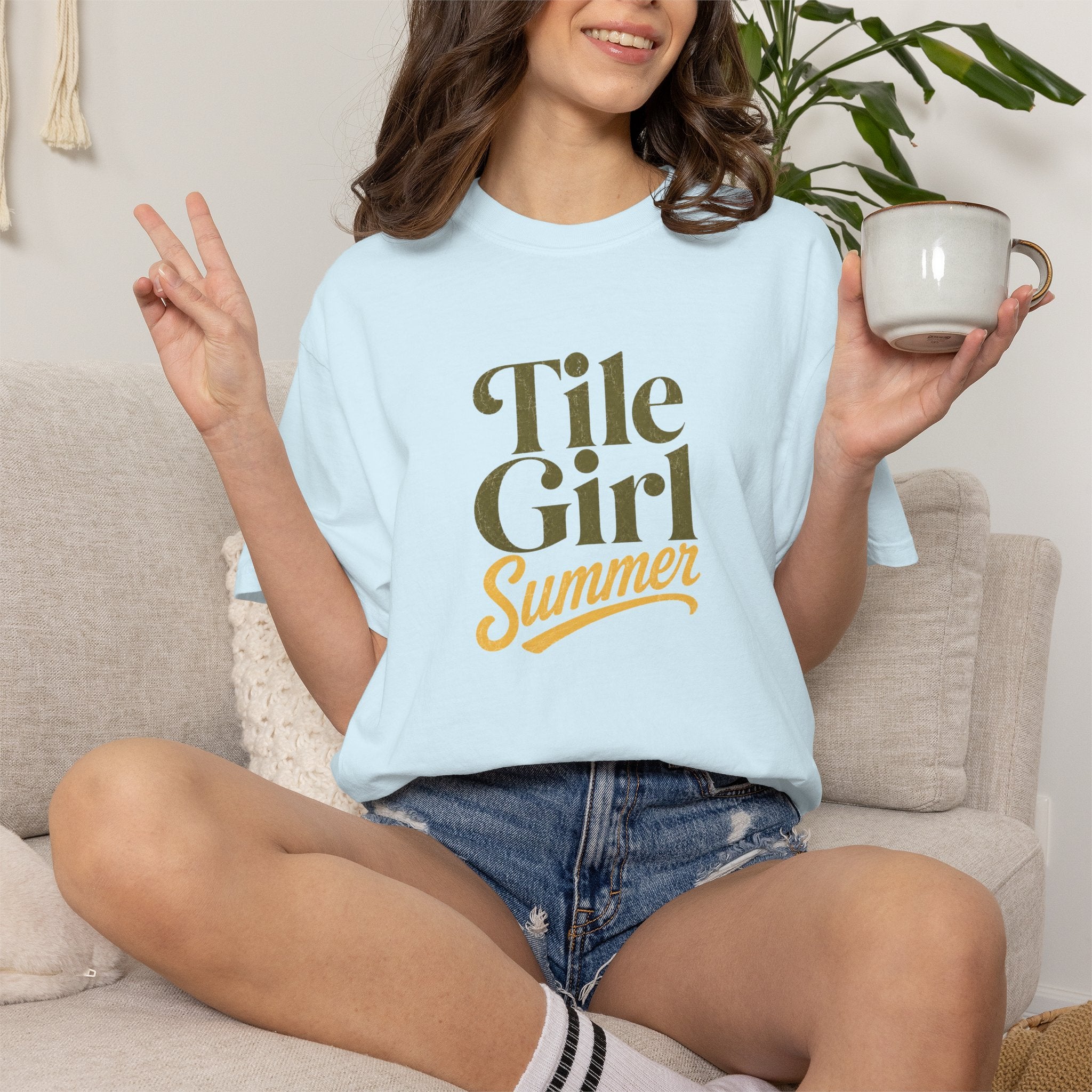 Tile Girl Summer Mahjong Tee