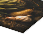 Dark Harvest Glass Serving Board