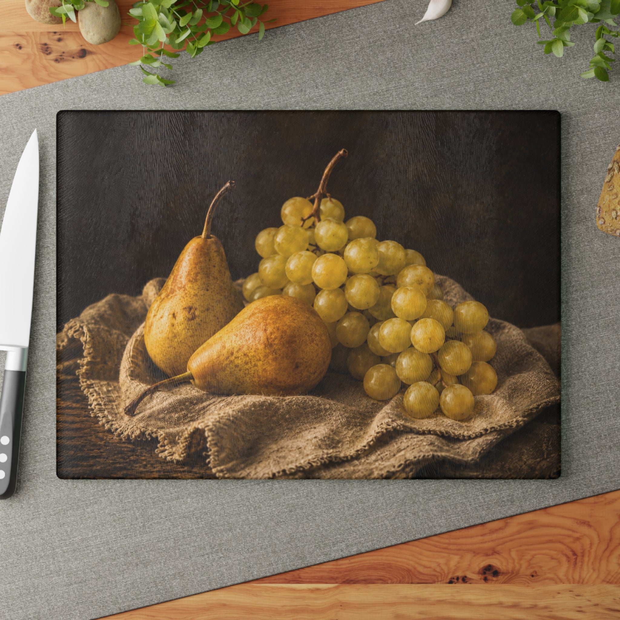 Still Life Glass Serving Board