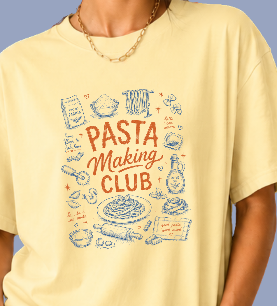 Pasta Making Foodie T-shirt