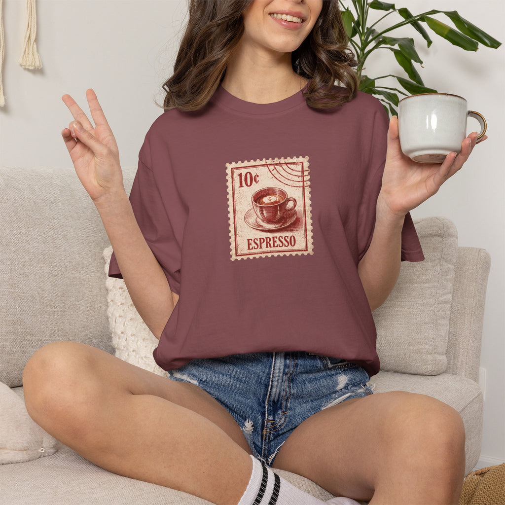 Espresso Stamp Graphic T-shirt