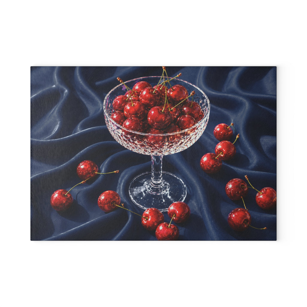 Cherry Glass Dessert Board