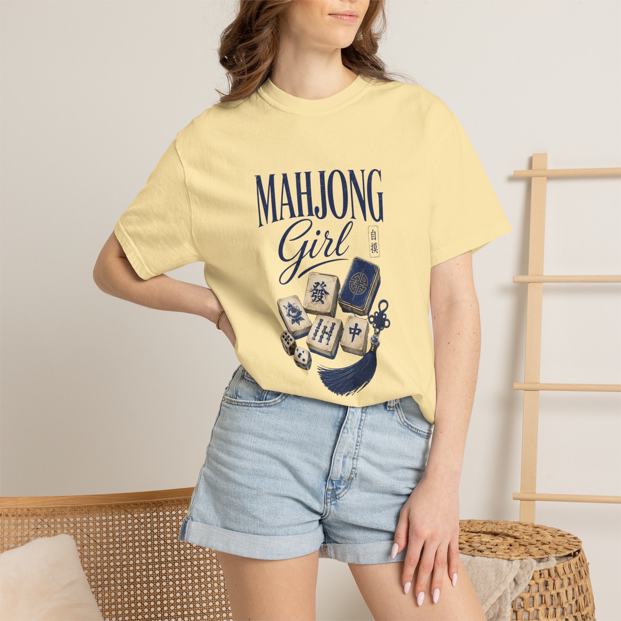 Mahjong Girl Game Night T-shirt