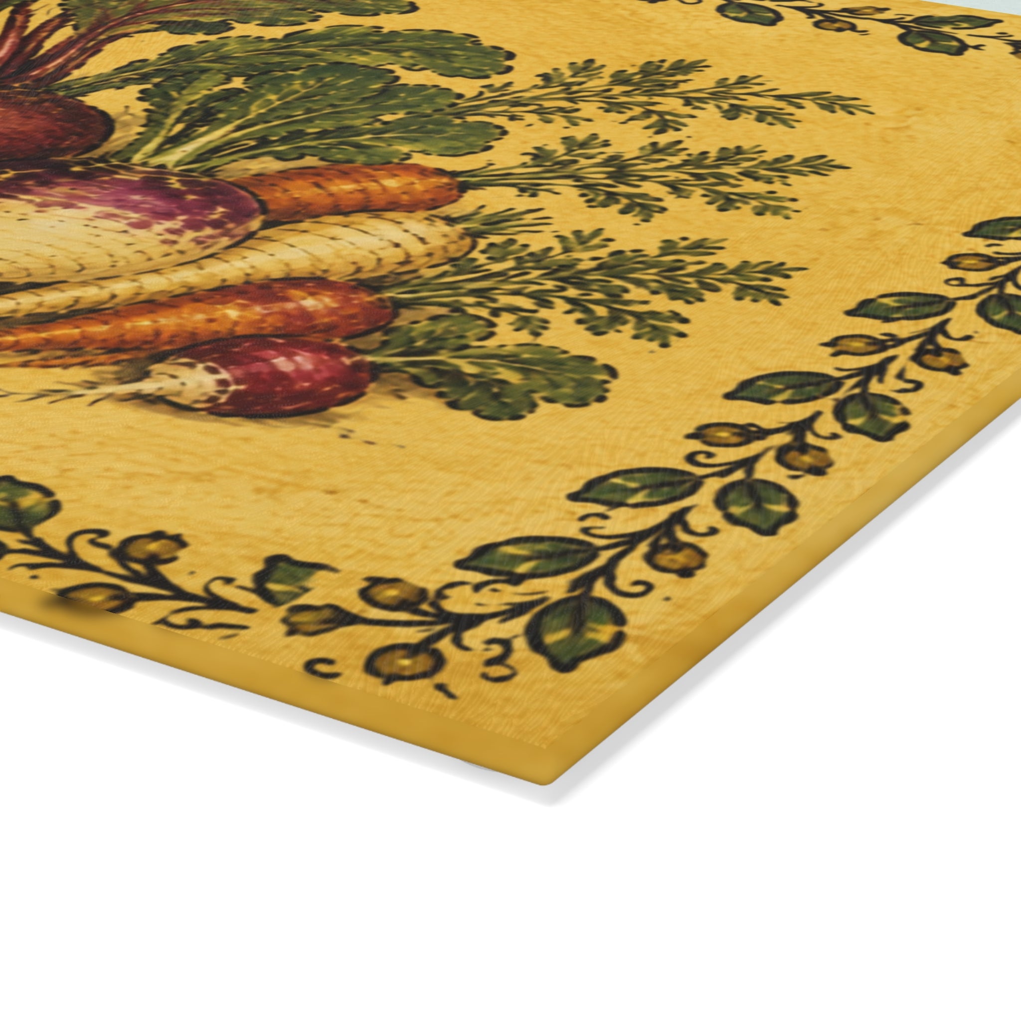 Botanical Glass Serving Board