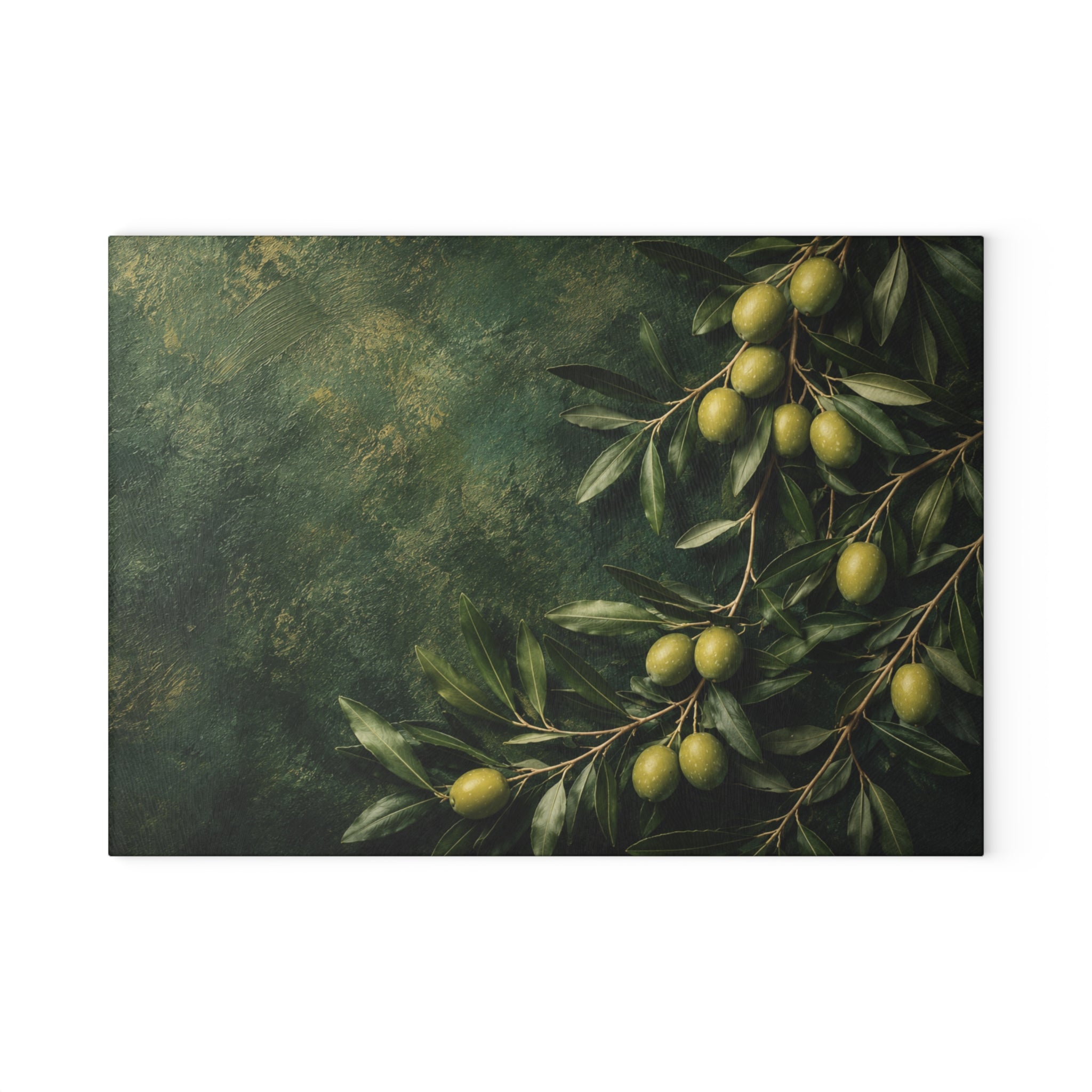 Olive Glass Kitchen Board