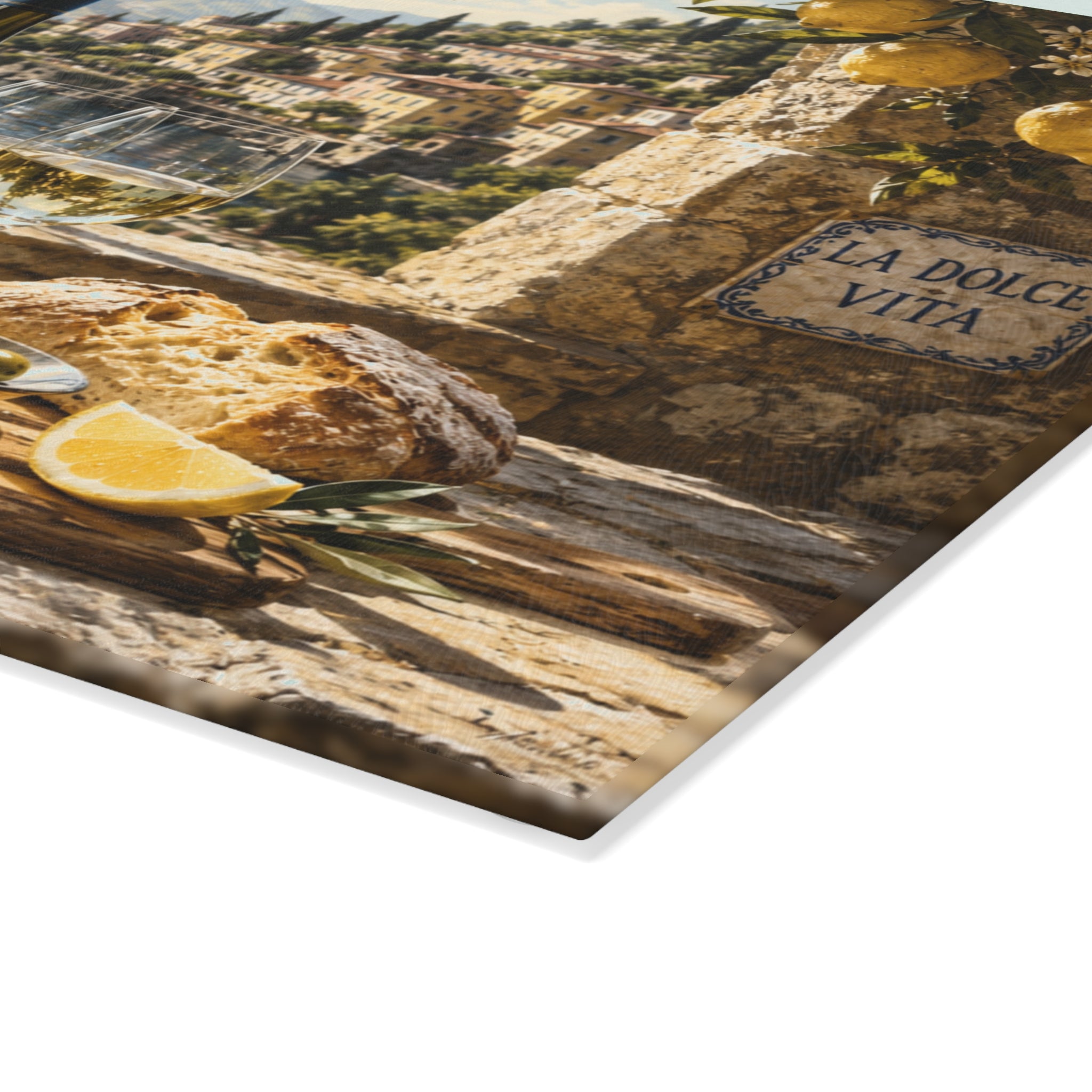 La Dolce Vita Glass Serving Board