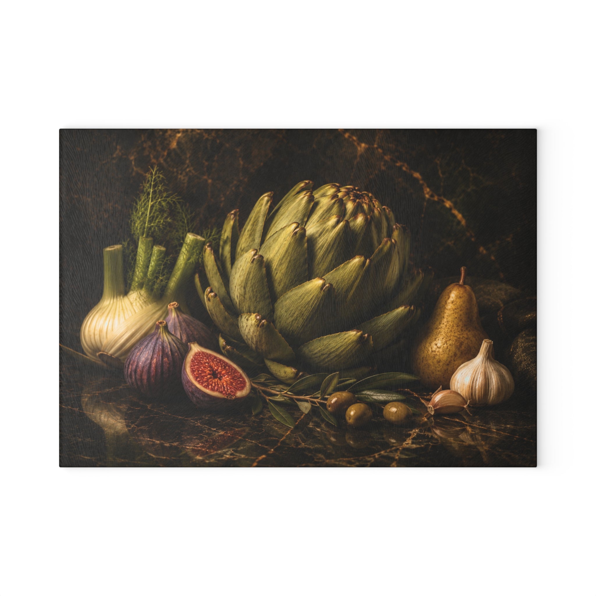 Harvest Glass Serving Board
