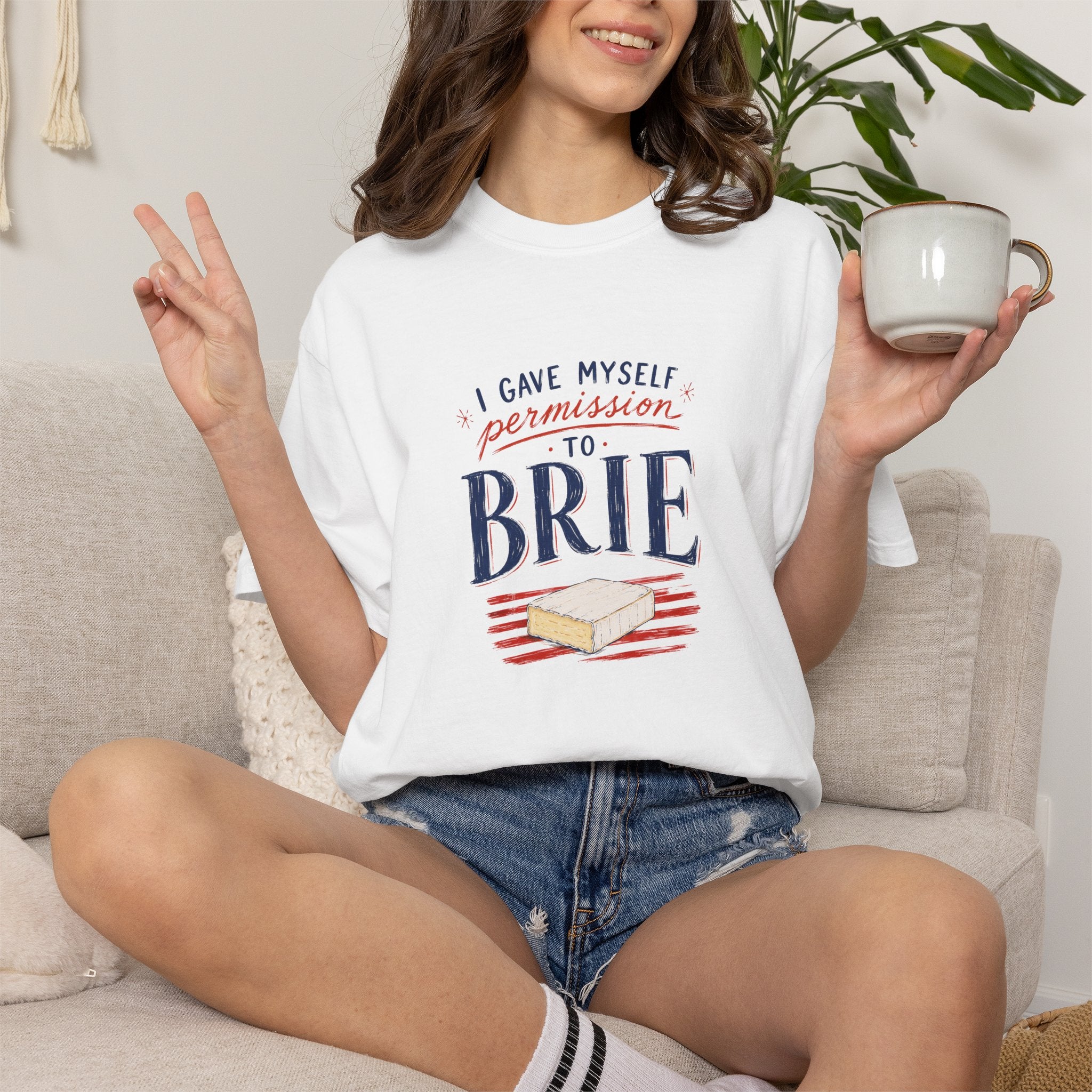 Permission To Brie Hostess T-shirt