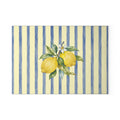 Stripe Lemon Glass Serving Board