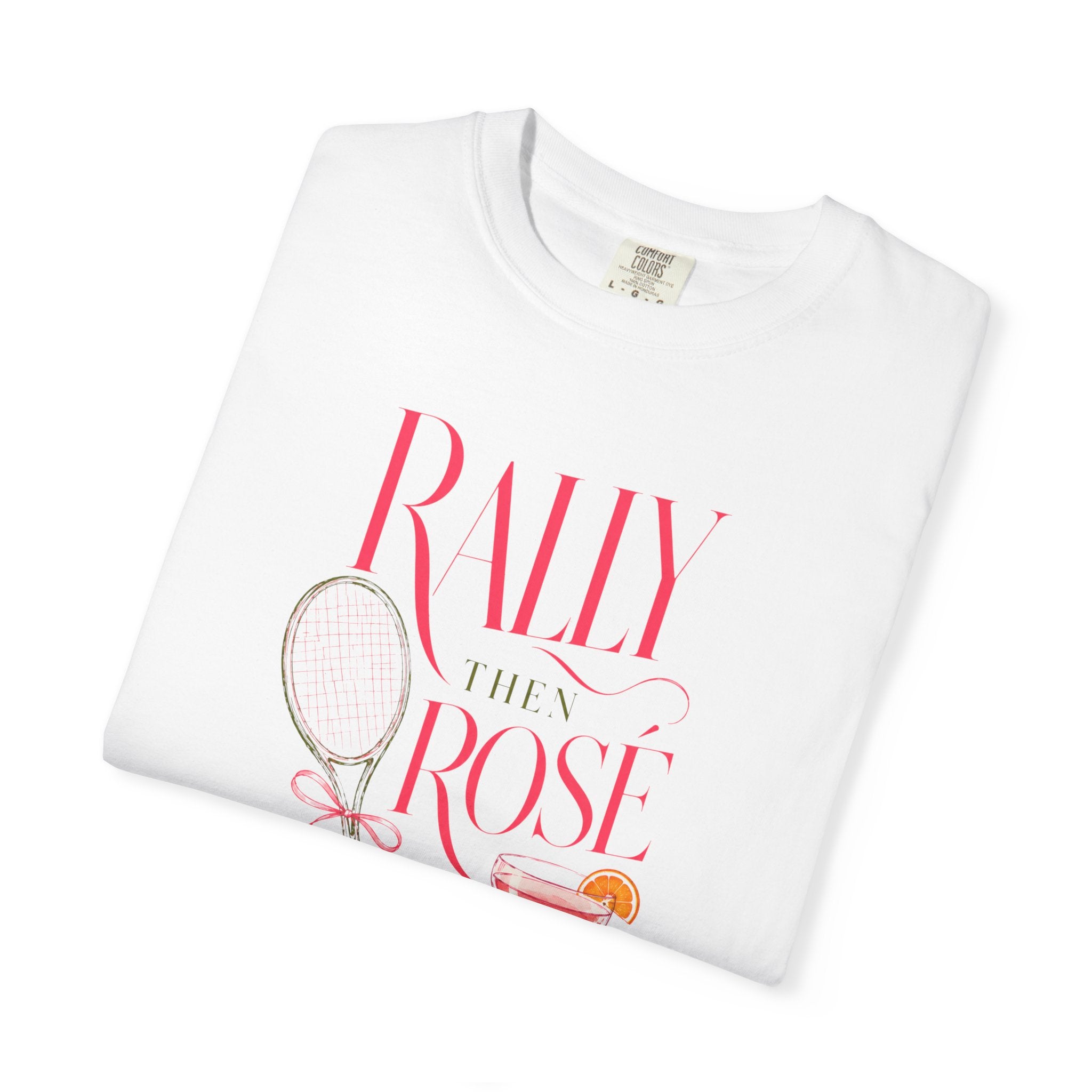 Rally Then Rose Tennis T-shirt