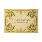 Happiness Is Homemade Couples Gift Glass Serving Board