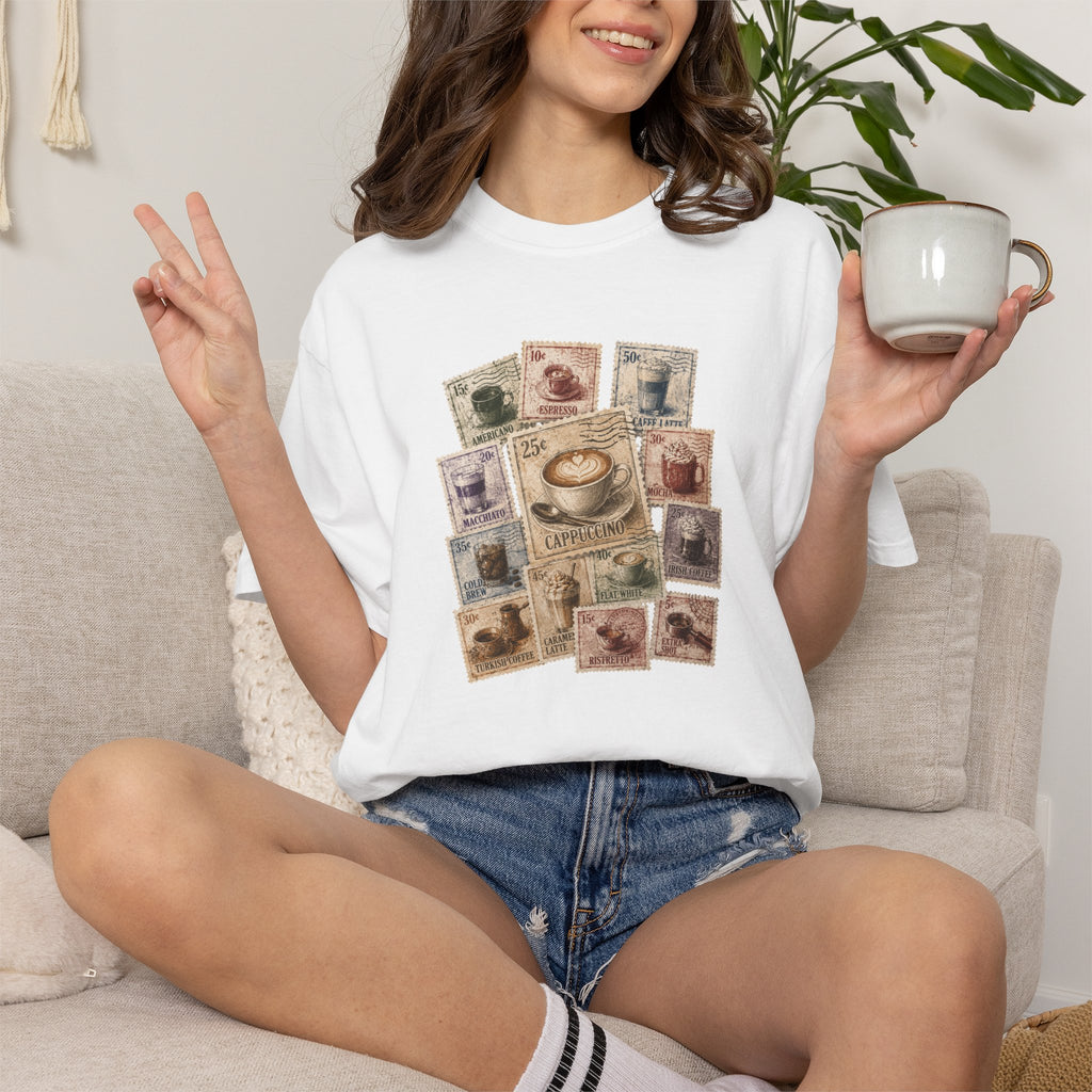 Coffee Stamp Collection T-shirt