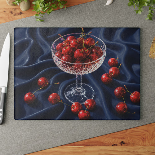Cherry Glass Dessert Board